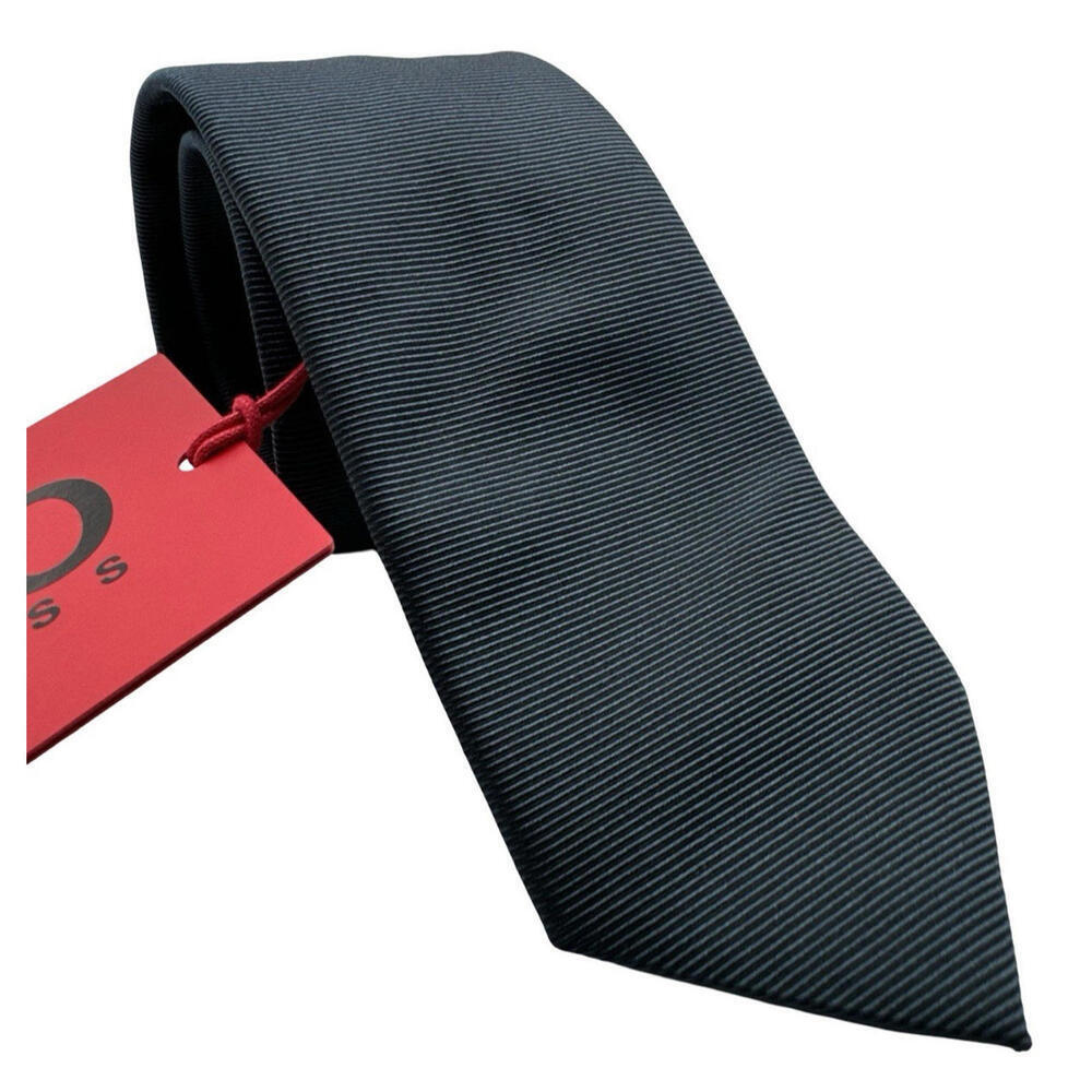 Hugo Boss Silk Slim Neck Tie Blue 2.5" 6 cm